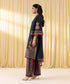 Unstitched Women's Black Textured Lawn 3 Piece Suit